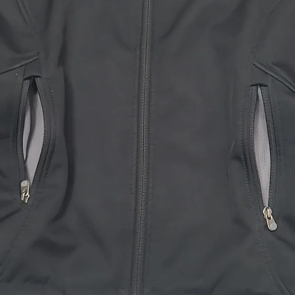 The North Face Apex Full Zip Jacket Pockets Brand Logo Water Wind Resistant Coat - Picture 12 of 17